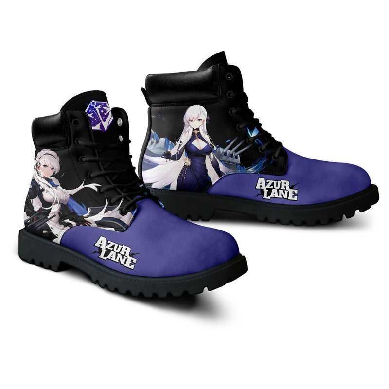 Azur Lane Belfast Boots Anime Custom Game Shoes NTT211