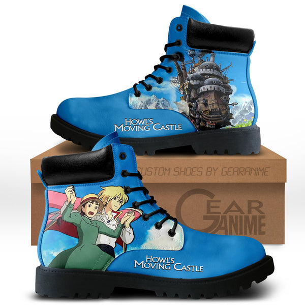 Howl's Moving Castle Boots Shoes Anime Custom NTT121