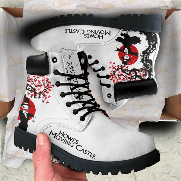 Turnip Head Howl's Moving Castle Boots Shoes Anime Custom NTT121