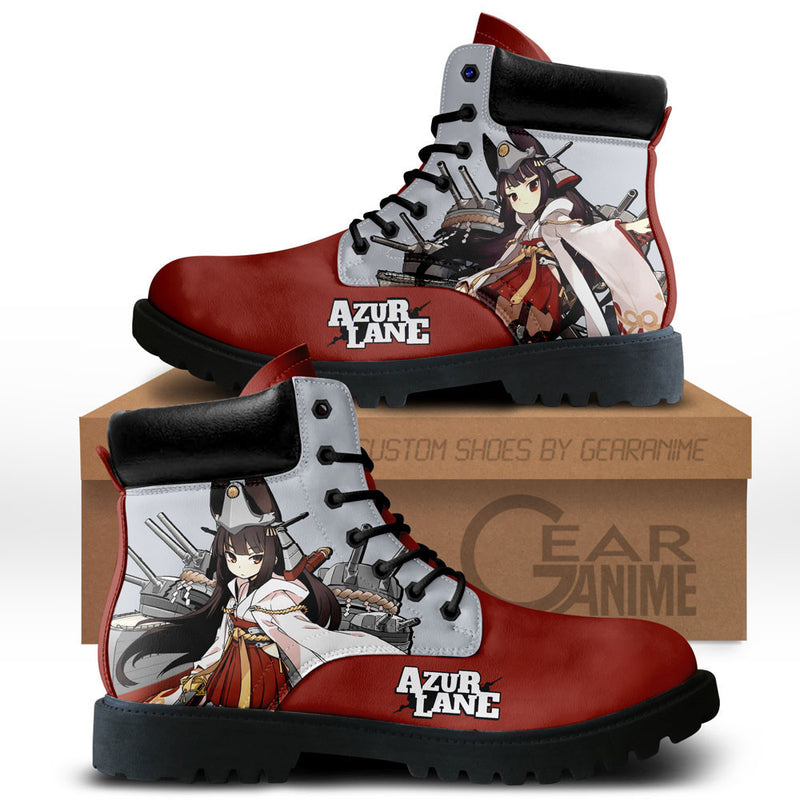 Azur Lane Nagato Boots Anime Custom Game Shoes NTT211