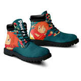 Ponyo Boots Shoes Anime Custom NTT121