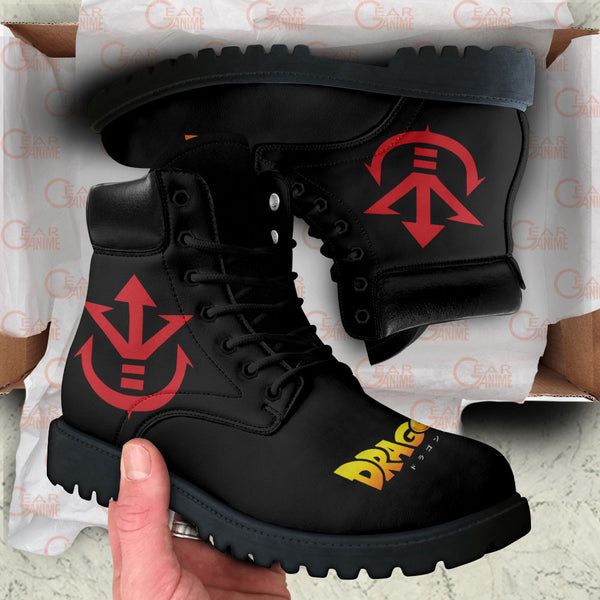 The Saiyan Royal Family Symbol Boots Shoes Anime Custom MV1212