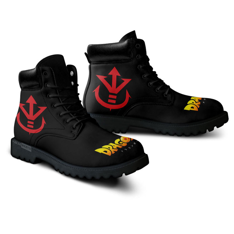 The Saiyan Royal Family Symbol Boots Shoes Anime Custom MV1212