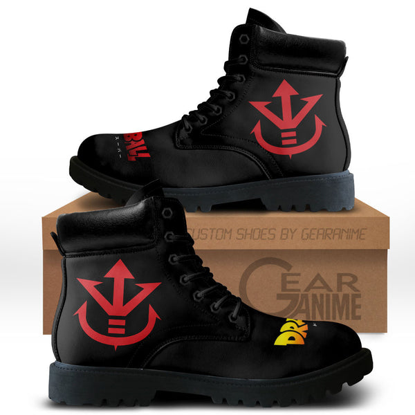 The Saiyan Royal Family Symbol Boots Shoes Anime Custom MV1212