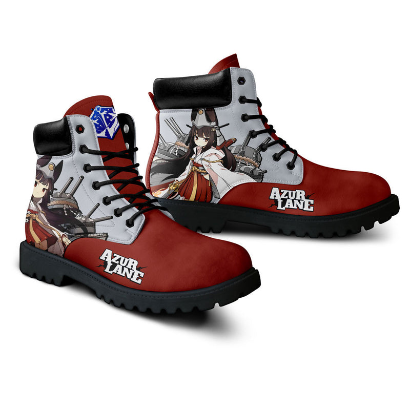 Azur Lane Nagato Boots Anime Custom Game Shoes NTT211