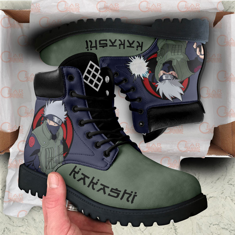 Kakashi Hatake Boots Shoes Anime Custom MV1110