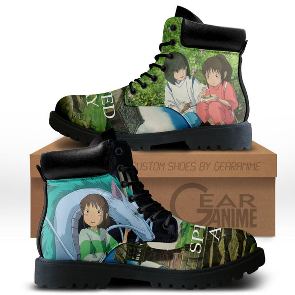 Spirited Away Boots Shoes Anime Custom MV1212