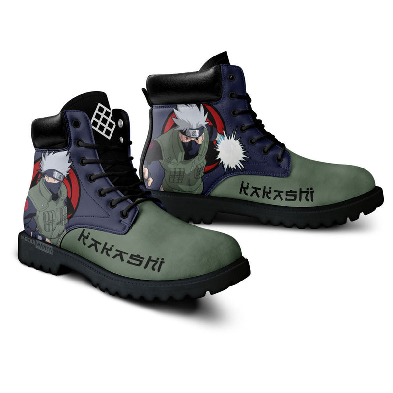 Kakashi Hatake Boots Shoes Anime Custom MV1110