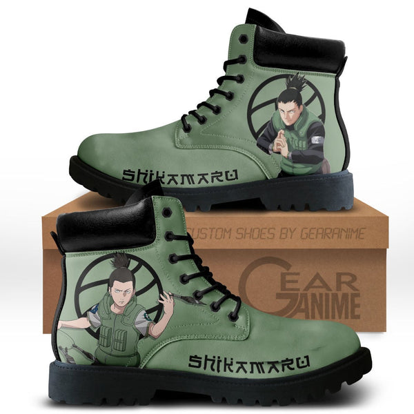 shikamaru Boots Shoes Anime Custom MV1110