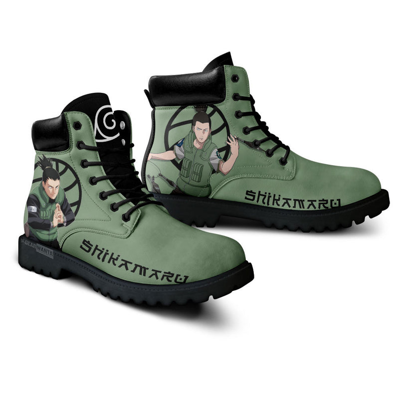 shikamaru Boots Shoes Anime Custom MV1110