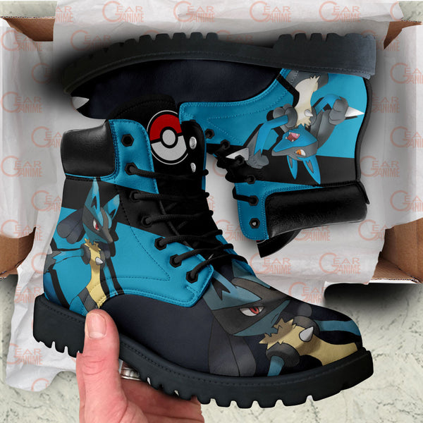 Lucario Boots Shoes Anime Custom