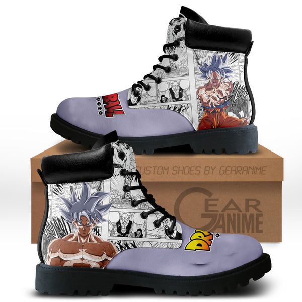 Goku Ultra Instinct Boots Shoes Anime Custom