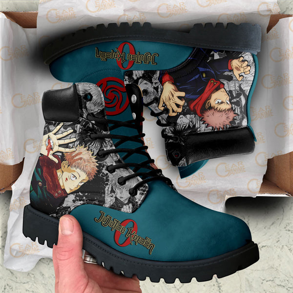 Yuji Itadori Boots Shoes Anime Custom NTT111