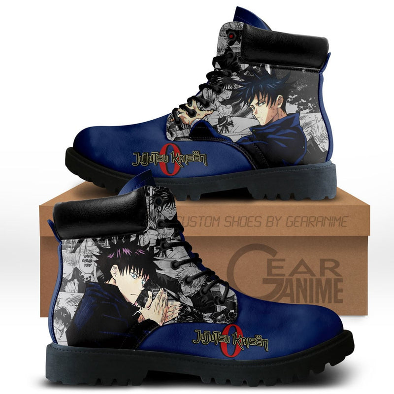 Megumi Fushiguro Boots Shoes Anime Custom NTT111