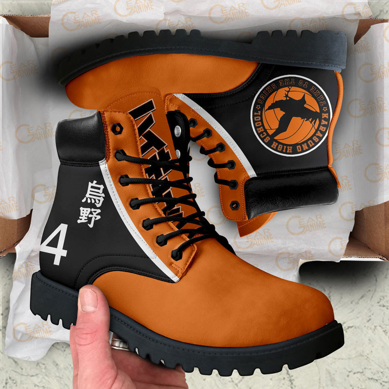 Yu Nishinoya Boots Shoes Anime Custom NTT111