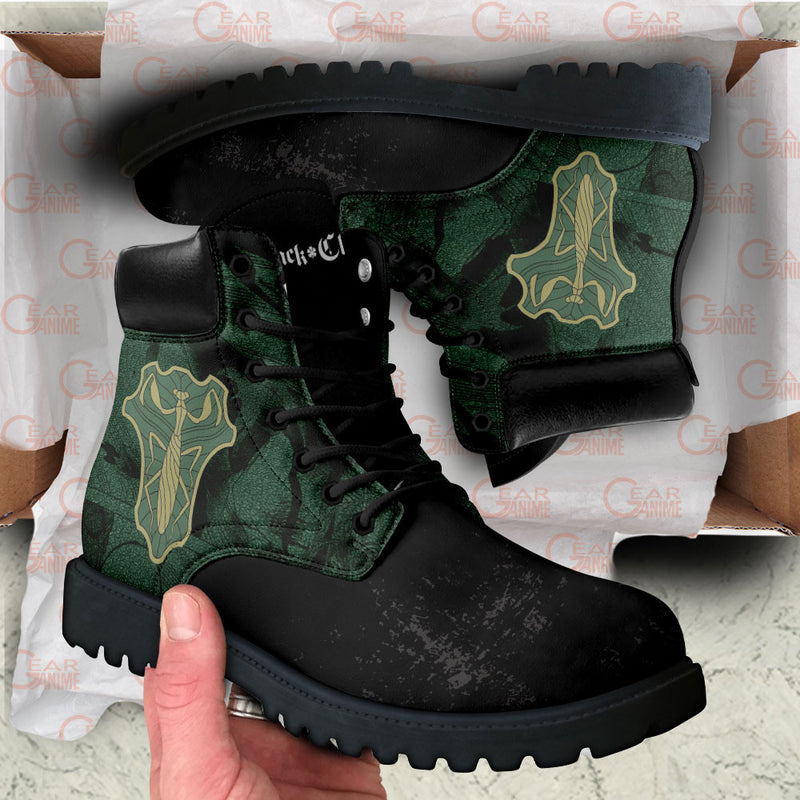 Green Mantis Boots Shoes Anime Custom MV0710