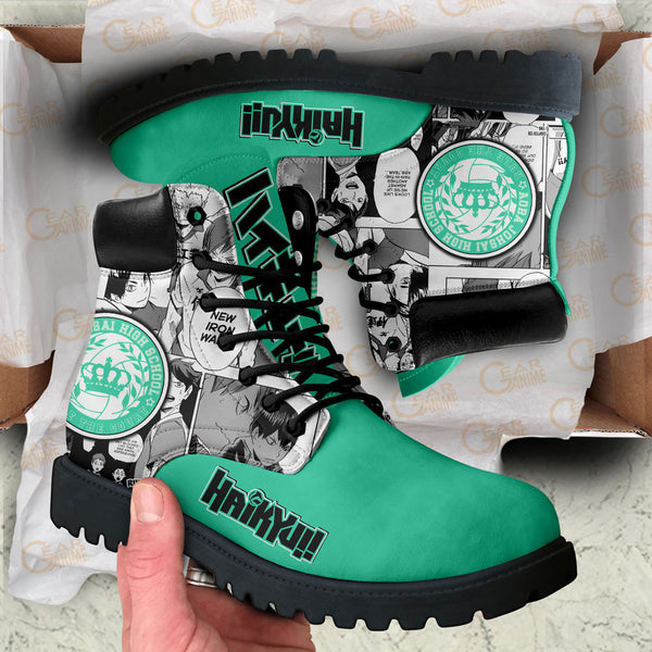 Aoba Johsai Boots Shoes Anime Custom NTT111