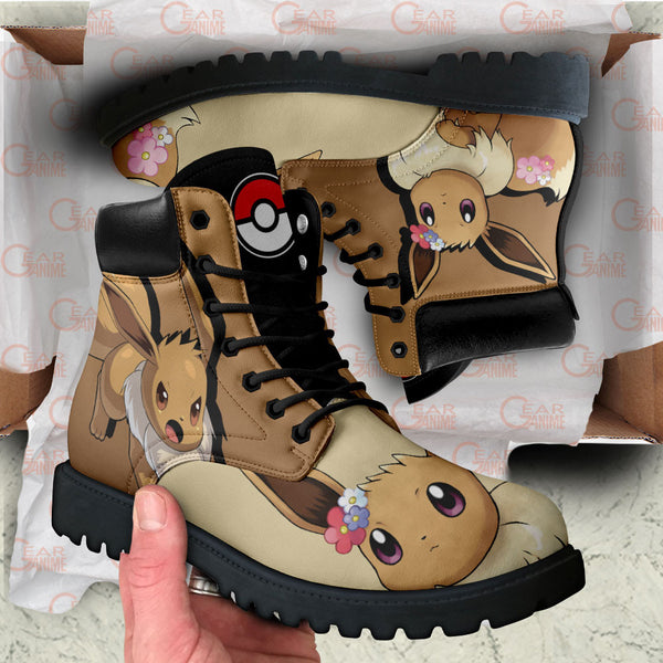 Eevee Boots Shoes Anime Custom