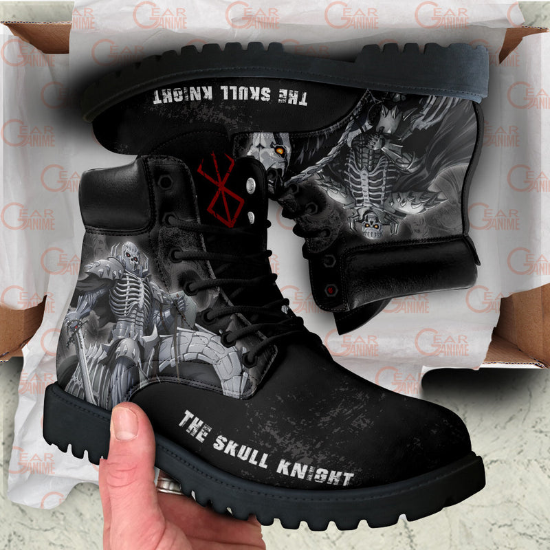 The Skull Knight Boots Shoes Anime Custom