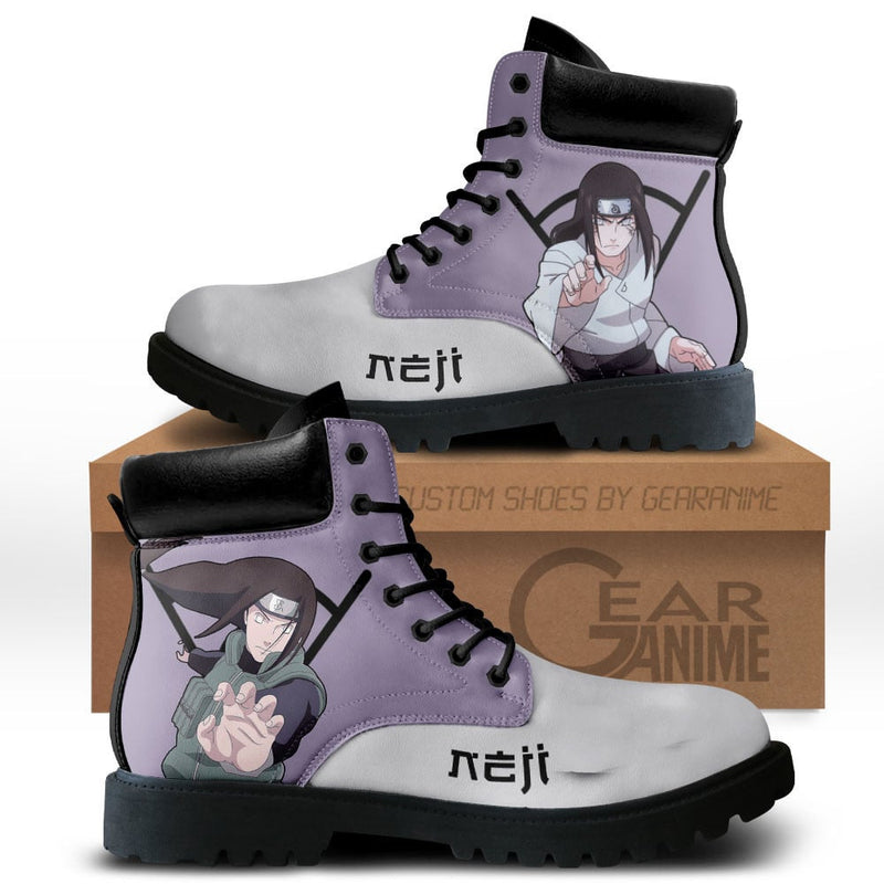 Neji Hyuga Boots Shoes Anime Custom MV1110