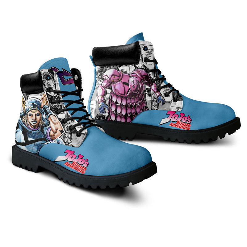 Johnny Joestar Boots Shoes Anime Custom NTT071