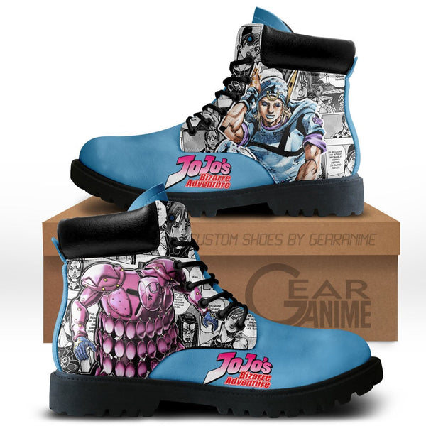 Johnny Joestar Boots Shoes Anime Custom NTT071