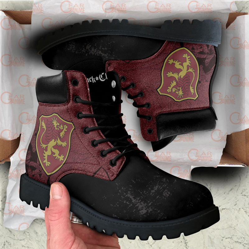 Crimson Lion Boots Shoes Anime Custom MV0710