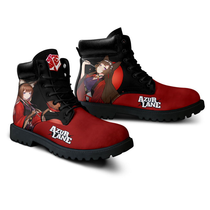 Azur Lane Amagi Boots Anime Custom Game Shoes NTT211