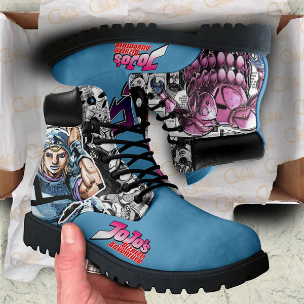 Johnny Joestar Boots Shoes Anime Custom NTT071