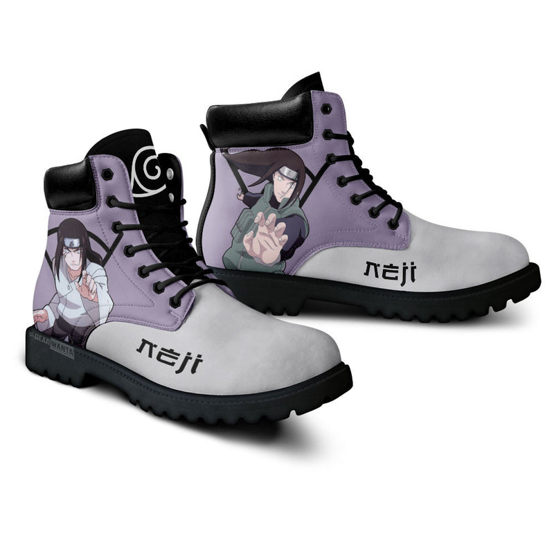 Neji Hyuga Boots Shoes Anime Custom MV1110