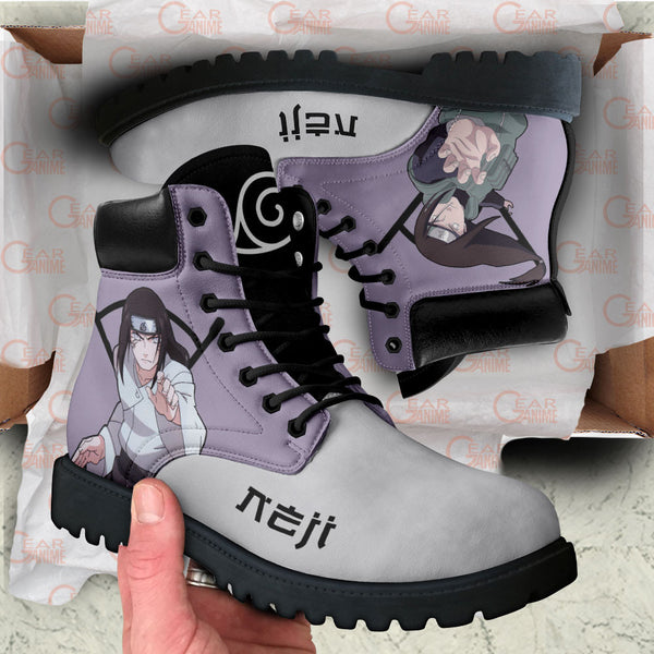 Neji Hyuga Boots Shoes Anime Custom MV1110