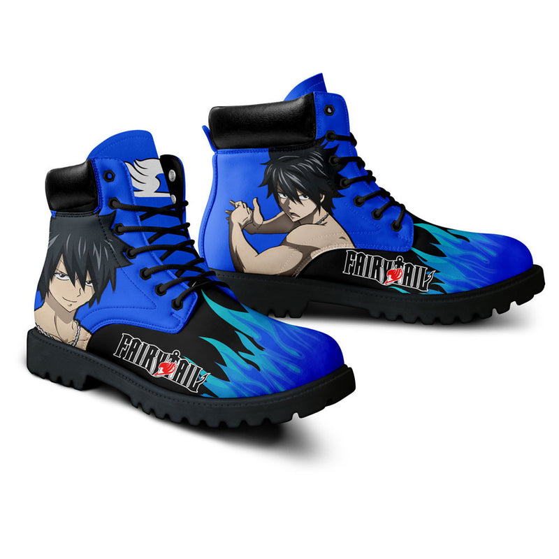 Gray Fullbuster Boots Shoes Anime Custom NTT071