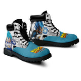 Vegeta Blue Boots Shoes Anime Custom