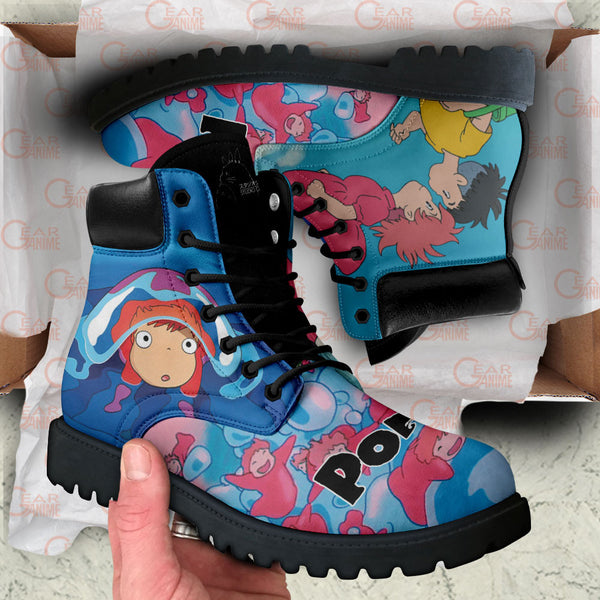 Ponyo Boots Shoes Anime Custom MV1212