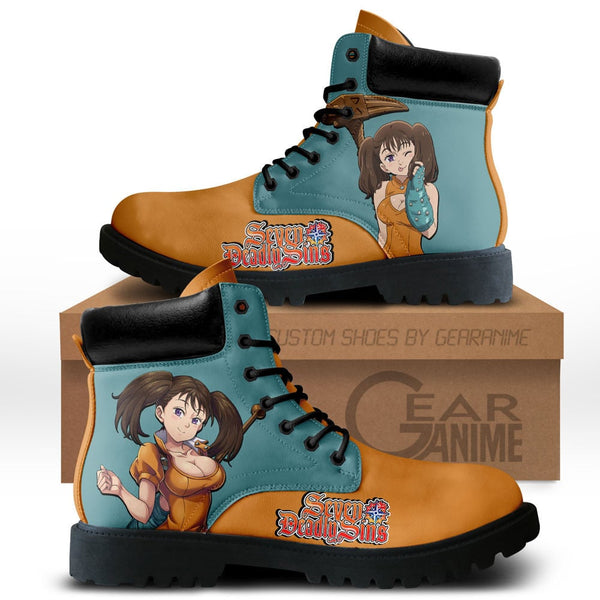 Diane Boots Shoes Anime Custom NTT111