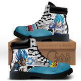 Vegeta Blue Boots Shoes Anime Custom