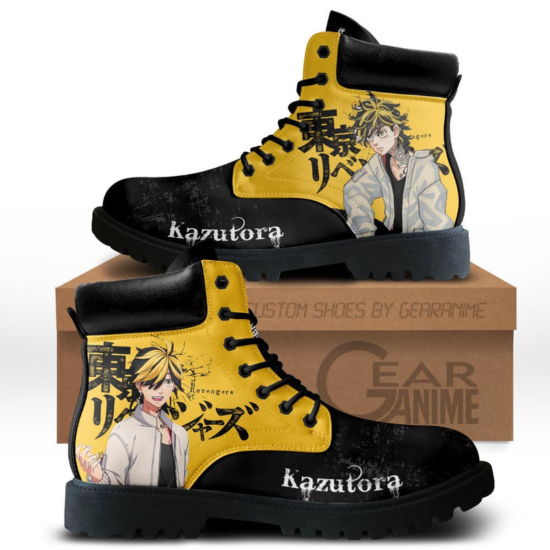 Kazutora Hanemiya Boots Shoes Anime Custom MV1110