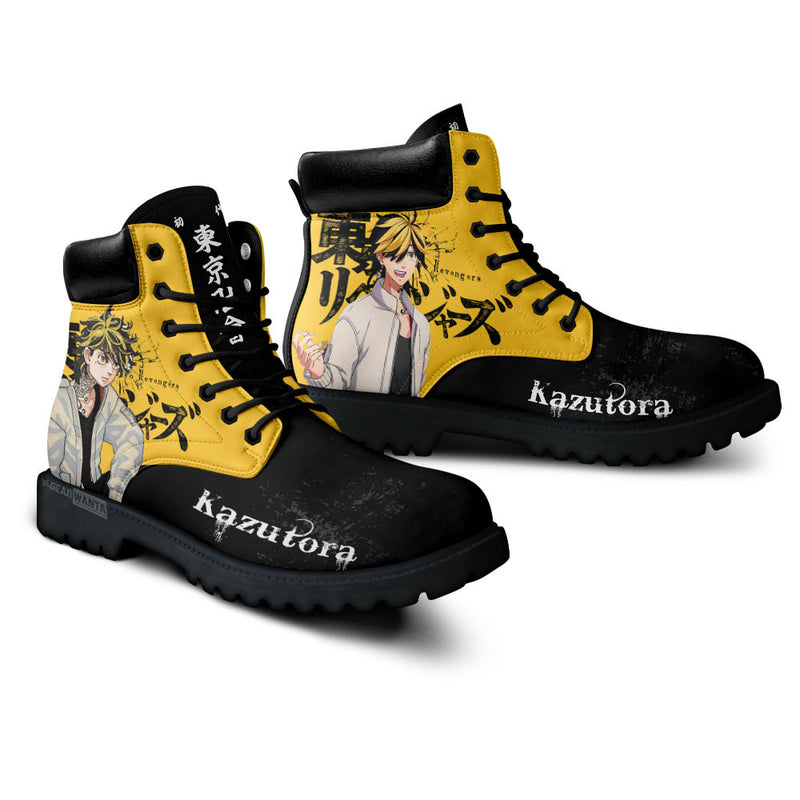 Kazutora Hanemiya Boots Shoes Anime Custom MV1110