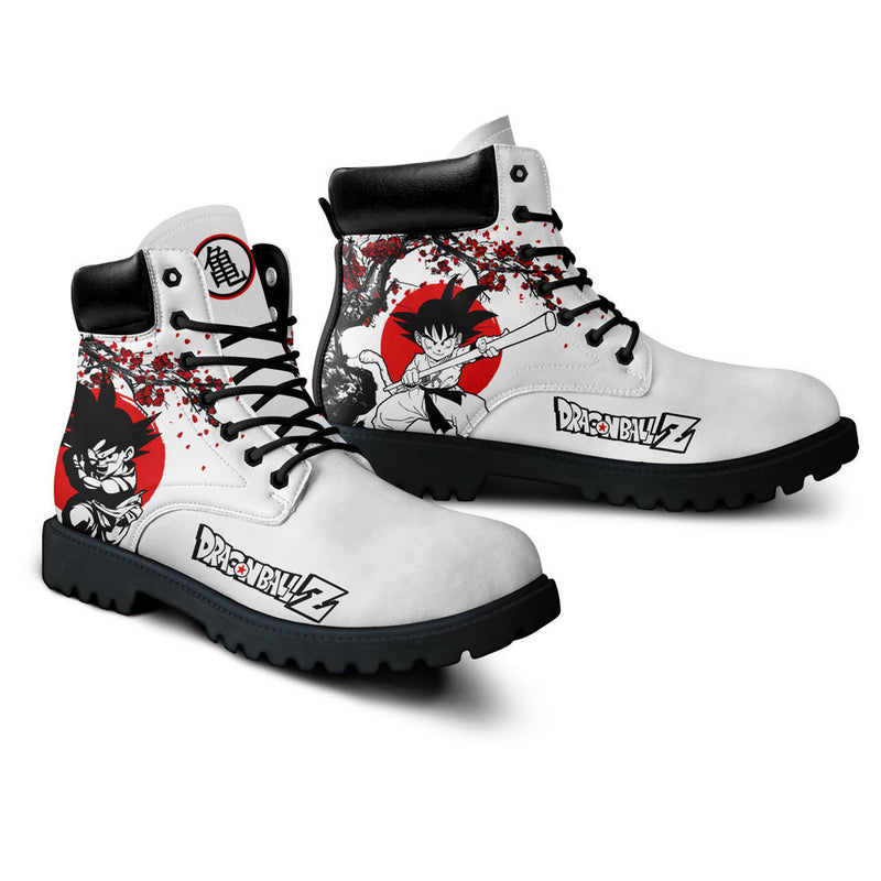 Goku Kid Boots Shoes Anime Custom NTT071