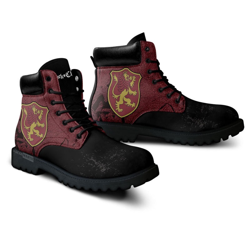 Crimson Lion Boots Shoes Anime Custom MV0710