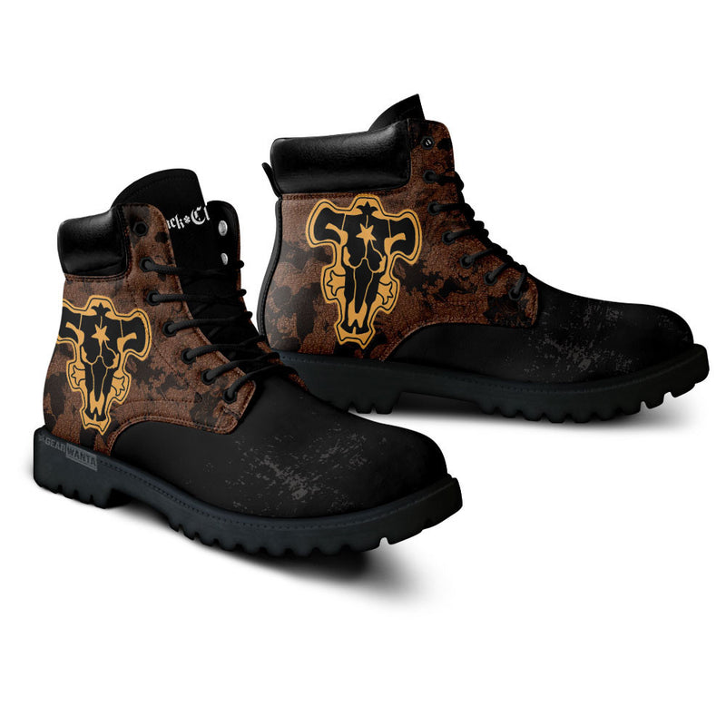 Black Bull Boots Shoes Anime Custom MV0710