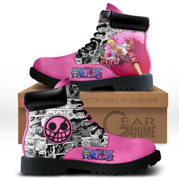 Donquixote Doflamingo Boots Shoes Anime Custom NTT151