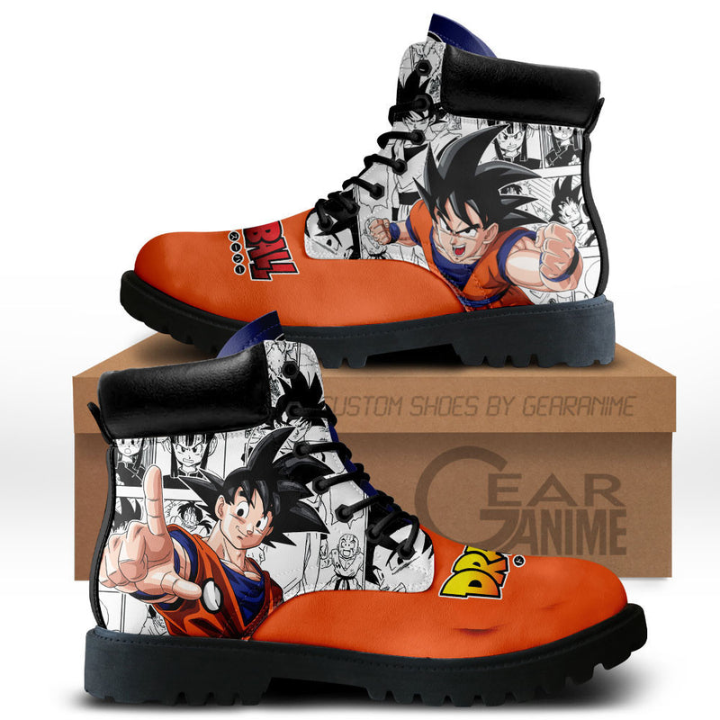 Goku Boots Shoes Anime Custom