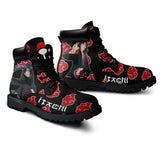 Itachi Uchiha Leather Boots Shoes Anime