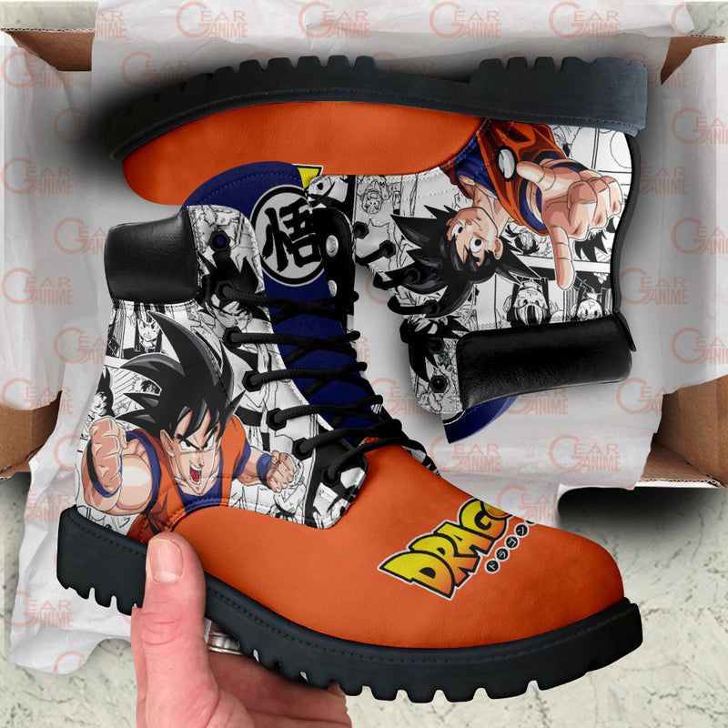 Goku Boots Shoes Anime Custom