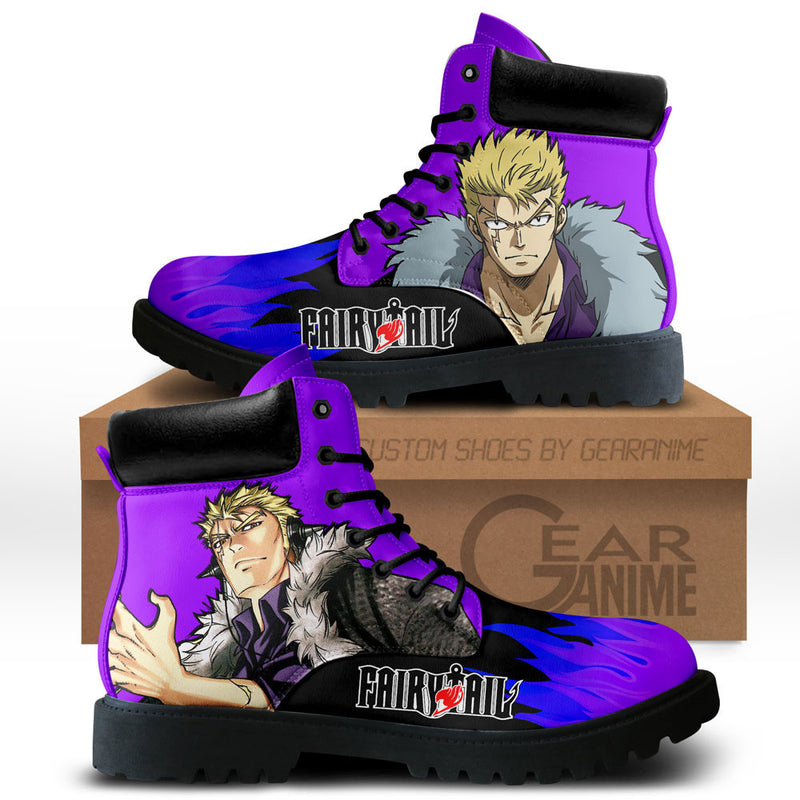 Laxus Dreyar Boots Shoes Anime Custom NTT071