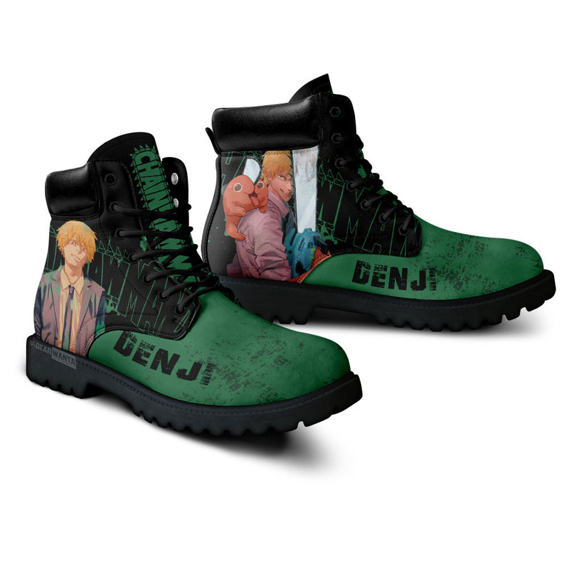 Denji Boots Shoes Anime Custom