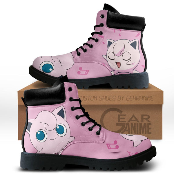 Jigglypuff Boots Shoes Anime Custom