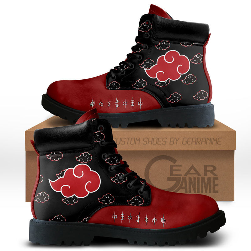 Akatsuki Boots Shoes Anime Custom NTT071