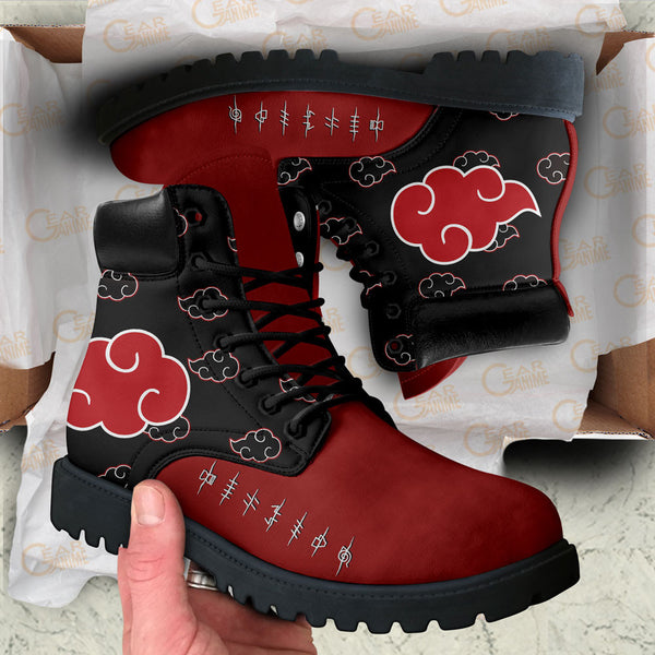 Akatsuki Boots Shoes Anime Custom NTT071